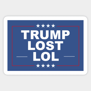 Trump Lost LOL Flag Sticker